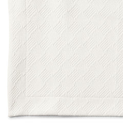 Basketweave Cotton Matelasse Coverlet