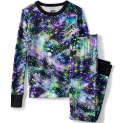 Kids Long Sleeve Top and Bottom Snug Fit Pajama Set
