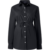 School Uniform Women's Long Sleeve Maternity Adjustable Stretch Shirt