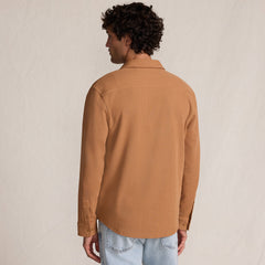 Men's Tall Long Sleeve Workwear Waffle Shirt
