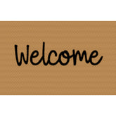 Matterly Neighburly Doormat Script Welcome
