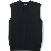 School Uniform Men's Cotton Modal Fine Gauge Sweater Vest