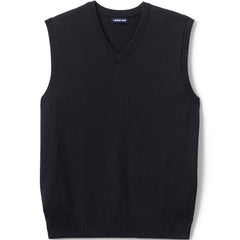 School Uniform Men's Cotton Modal Fine Gauge Sweater Vest