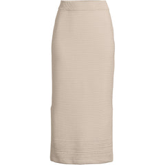 Women's Cotton Pointelle Sweater Maxi Skirt - Set Bottom