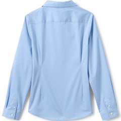 Girls No Gape Long Sleeve Stretch Shirt