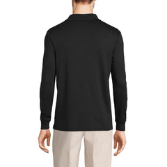 Men's Long Sleeve Cotton Supima Polo Shirt