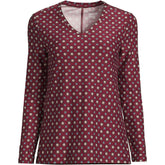 Women's Long Sleeve Performance V-Neck Top