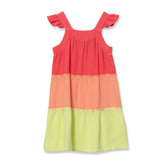 Girls Woven Tiered Dress