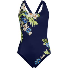 Women's D-Cup Tugless X-Back One Piece Swimsuit