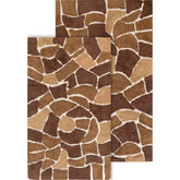 Chesapeake Boulder Cotton Anti Skid 2 Piece Bath Rug Set