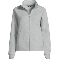 Women's Plus Size Serious Sweats Full Zip Mock Neck Sweatshirt