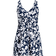 Women's DD-Cup New SlenderSuit Wrap Swim Dress Swimsuit Print