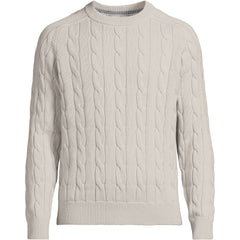 Men's Long Sleeve Drifter Cable Crewneck Sweater
