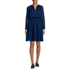 Women's Chiffon Clip Dot Dress