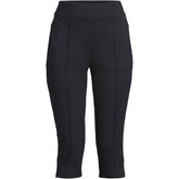 Women's Plus Size Starfish High Rise Pintuck Capri Pants