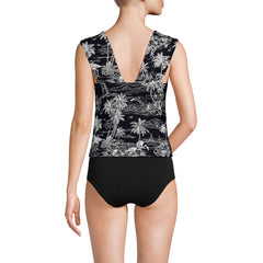 Women's Square Neck Underwire Tankini Top