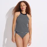 Women's Crochet High Neck Tankini Top