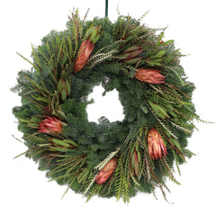 Teufel 18" Grevillea and Protea Wreath