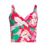 Women's Plus Size Sweetheart Wrap Midkini Top