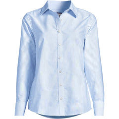 Women's Plus Size Long Sleeve Oxford Shirt