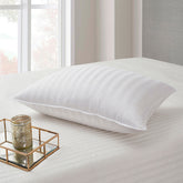 Blue Ridge Home Fashions Supreme 350 Thread Count Damask Stripe Cotton Down Pillow
