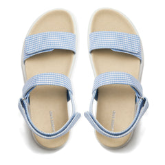Women's Comfort Adjustable Gingham Sandals