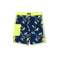 Boys Chlorine Resistant Cargo Hydroliner Long Board Shorts