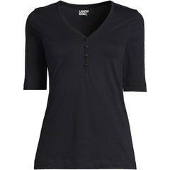 Women's Supima Cotton Henley T-Shirt