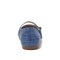 Women's Classic Raffia Mary Jane Flats