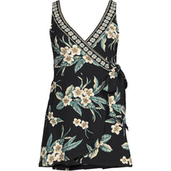 Women's Side Tie Mini Swim Dress Swimsuit
