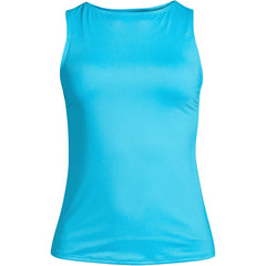 Women's High Neck UPF 50 Sun Protection Modest Tankini Swimsuit Top