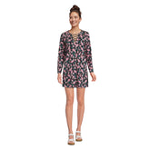 Women's Cotton Jersey V-neck Tunic Swim Cover-up Shirtdress