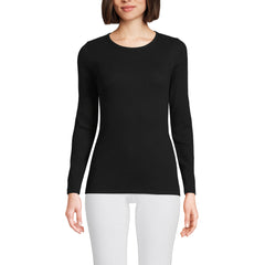 Women's Tall Long Sleeve Micro Rib T-Shirt