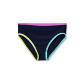 Girls Slim Chlorine Resistant Contrast Bikini Bottoms