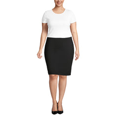 School Uniform Women's Plus Size Washable Wool Skirt