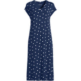 Women's Plus Size Cooling Cap Sleeve Midi Nightgown