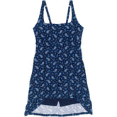 Women's Chlorine Resistant Tummy Control Square Neck Swim Dress One Piece Swimsuit with Shorts