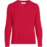 Men's Fine Gauge Cotton V Neck Sweater
