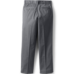 Boys Iron Knee Blend Plain Front Chino Pants
