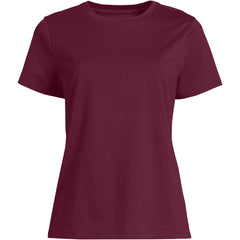 Women's Plus Supima Jersey Short Sleeve Relaxed Tee Shirt