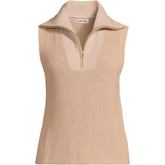 Women's Drifter Quarter Zip Vest Sweater