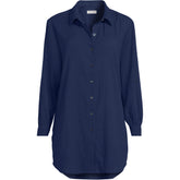 Women's Plus Size New Button-Up Shirt Cover-Up Dress