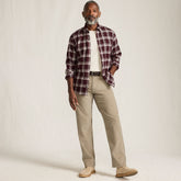 Men's Corduroy Comfort Waist Easy Classic Fit 5 Pocket Pant