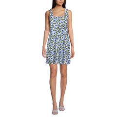 Women's Silky Knit Mini Shift Dress