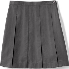 Girls Box Pleat Skirt Below the Knee