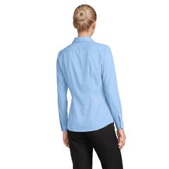 School Uniform Women's Tall Long Sleeve Broadcloth Shirt