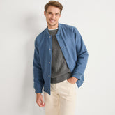 Men's Bonded Twill Varsity Jacket