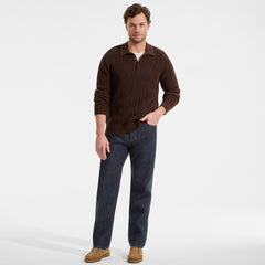 Men's Rigid Comfort Waist Easy Classic Fit Stay Blue Jean