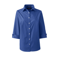 Women's Tall 3/4 Sleeve Broadcloth Shirt