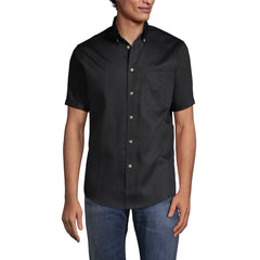 School Uniform Men's Short Sleeve Performance Twill Shirt